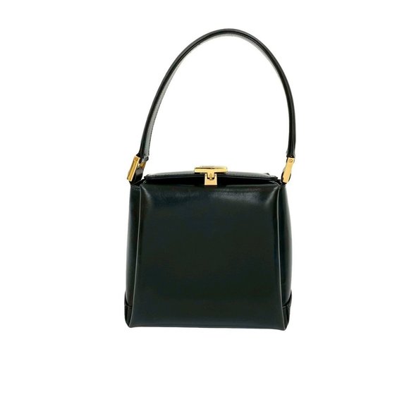 GUCCI Black Leather Tote Bag - Picture 1 of 10